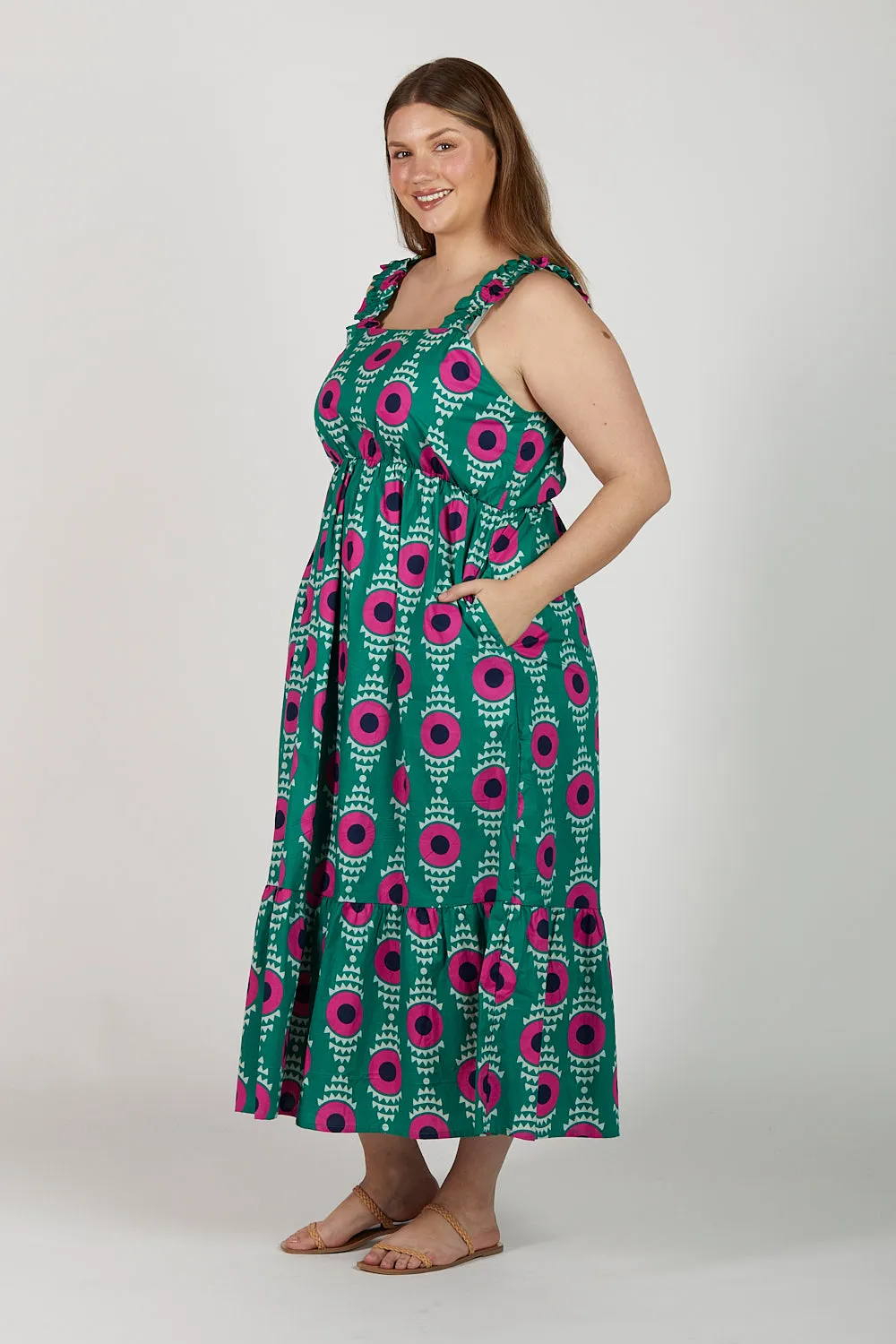 Gabrielle Sundress in Junebug sold by Adrift product image thumbnail 5