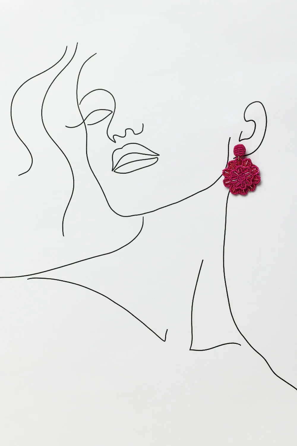 Kiera Earrings in Pink sold by Adrift product image thumbnail 2