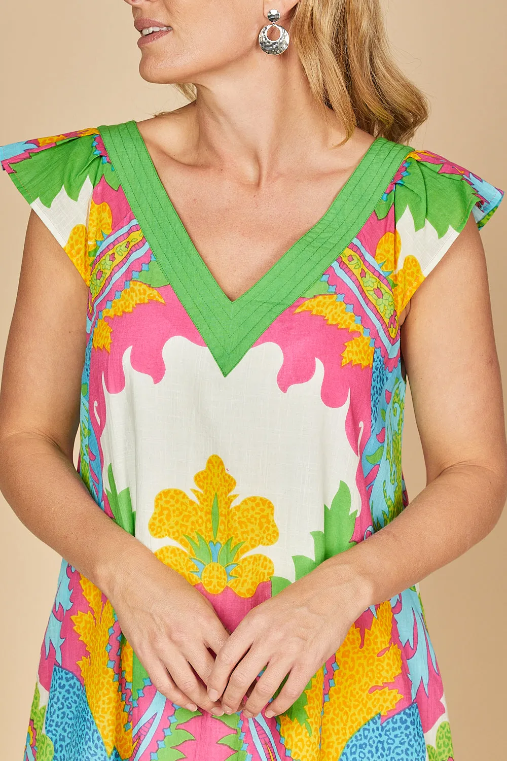 Rivka Midi Dress in London sold by Adrift product image thumbnail 3