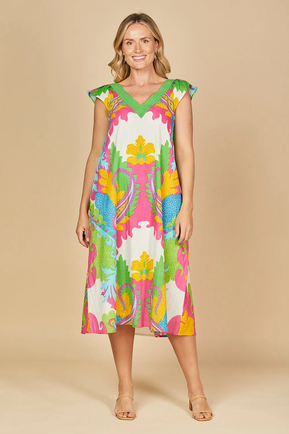 Rivka Midi Dress in London sold by Adrift product image thumbnail 2
