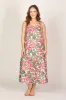 Clara Maxi Dress in Azalea Amore sold by Adrift