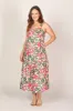 Clara Maxi Dress in Azalea Amore sold by Adrift