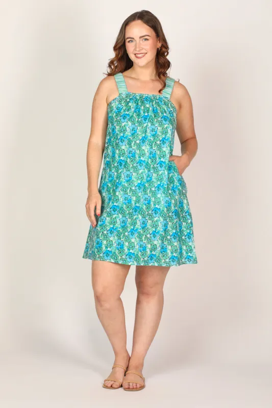 Clara Short Dress in Prairie Dreaming sold by Adrift