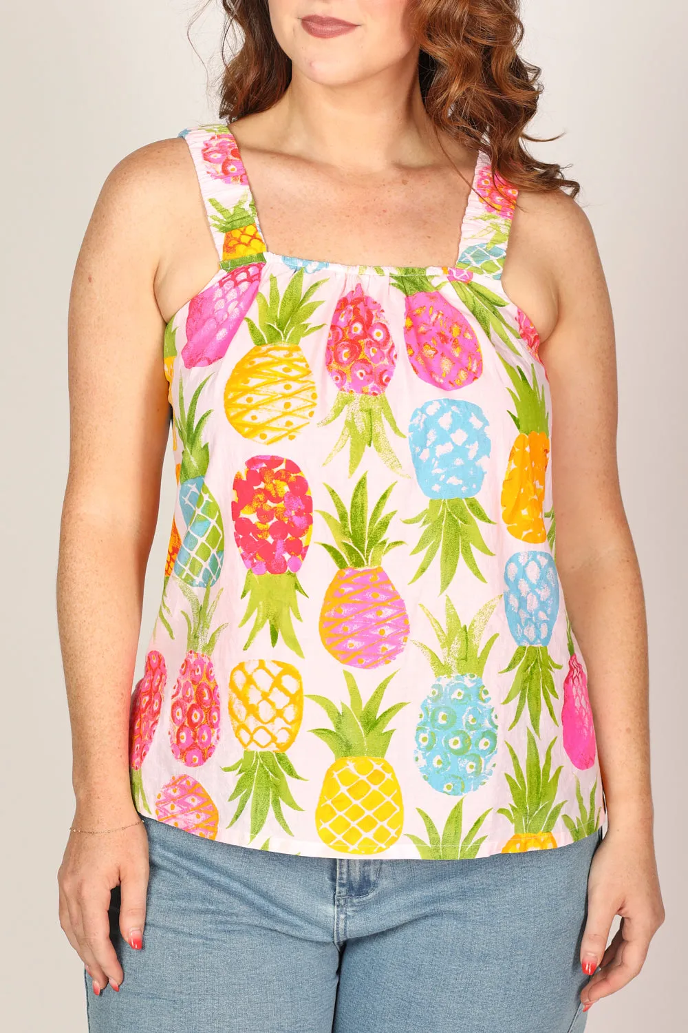 Clara Summer Top in Tropical Sunrise sold by Adrift product image thumbnail 3