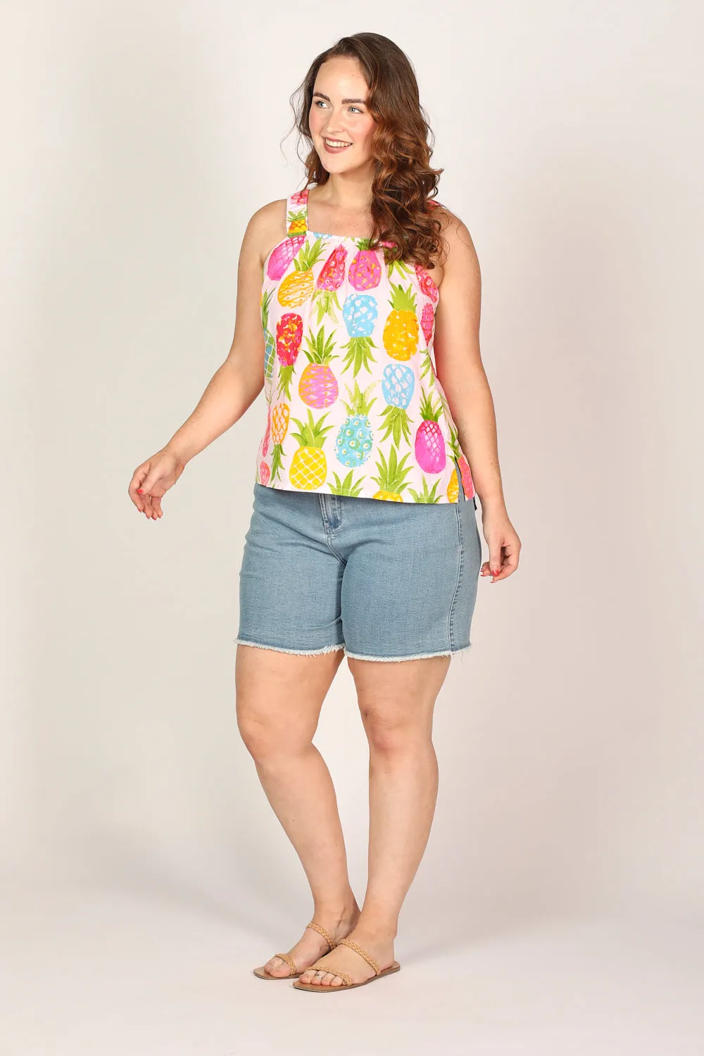 Clara Summer Top in Tropical Sunrise sold by Adrift product image thumbnail 5