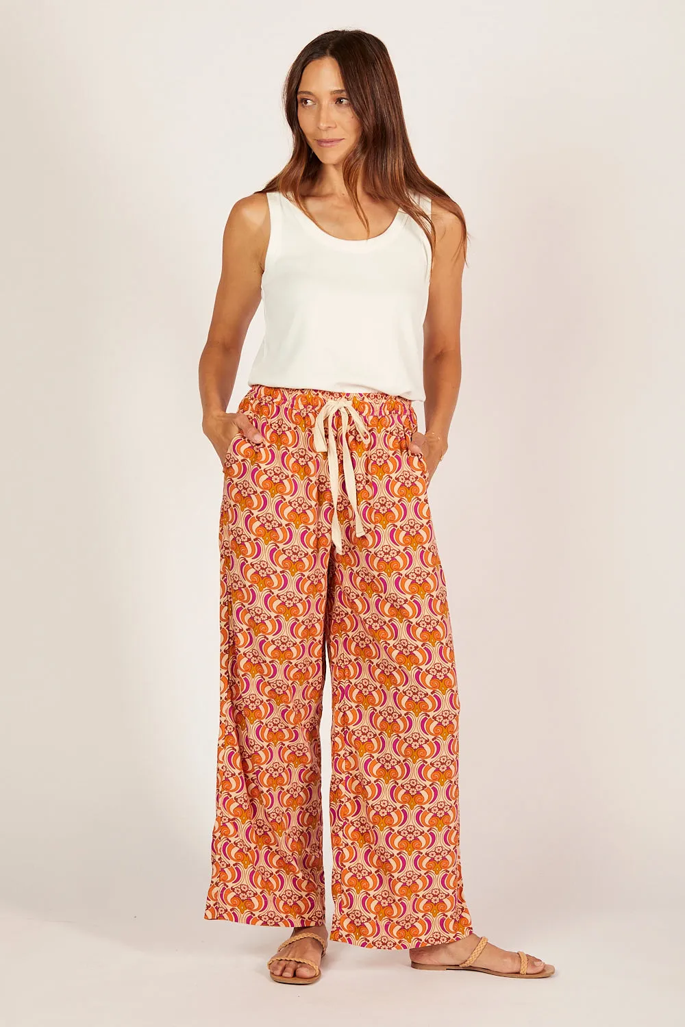 Breezy Relaxed Pant in Go Go sold by Adrift product image thumbnail 5