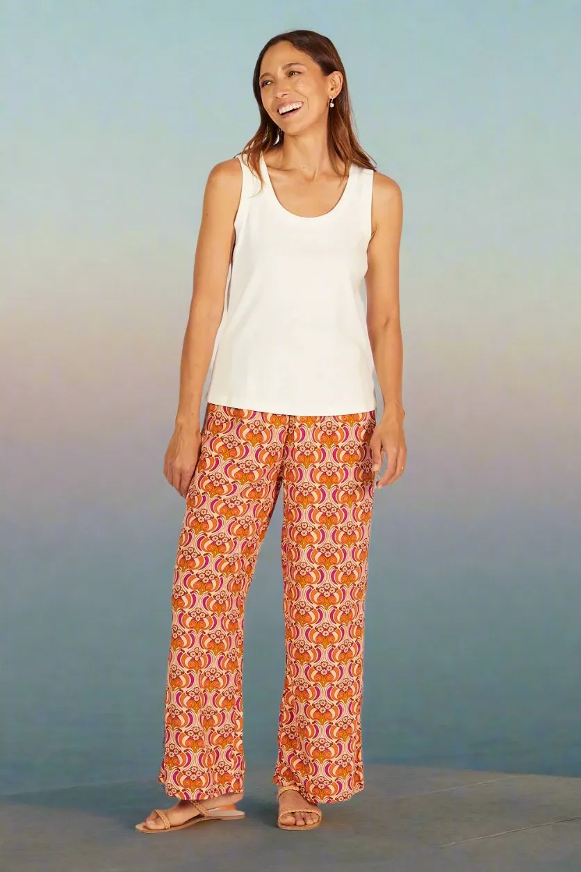 Breezy Relaxed Pant in Go Go sold by Adrift