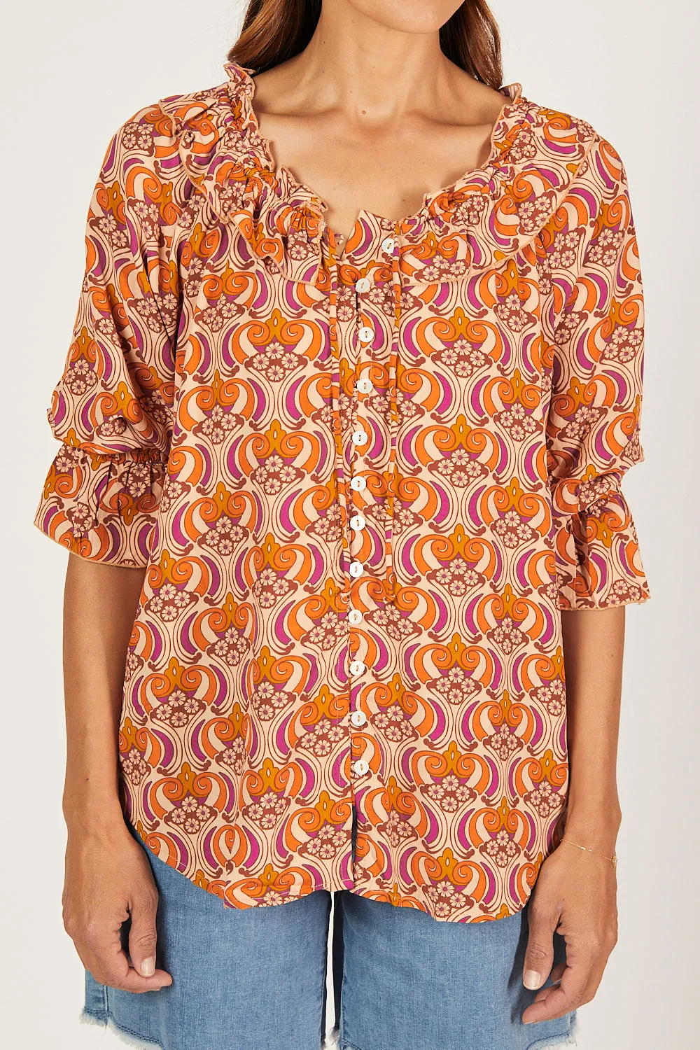 Pippy Blouse in Go Go sold by Adrift product image thumbnail 3