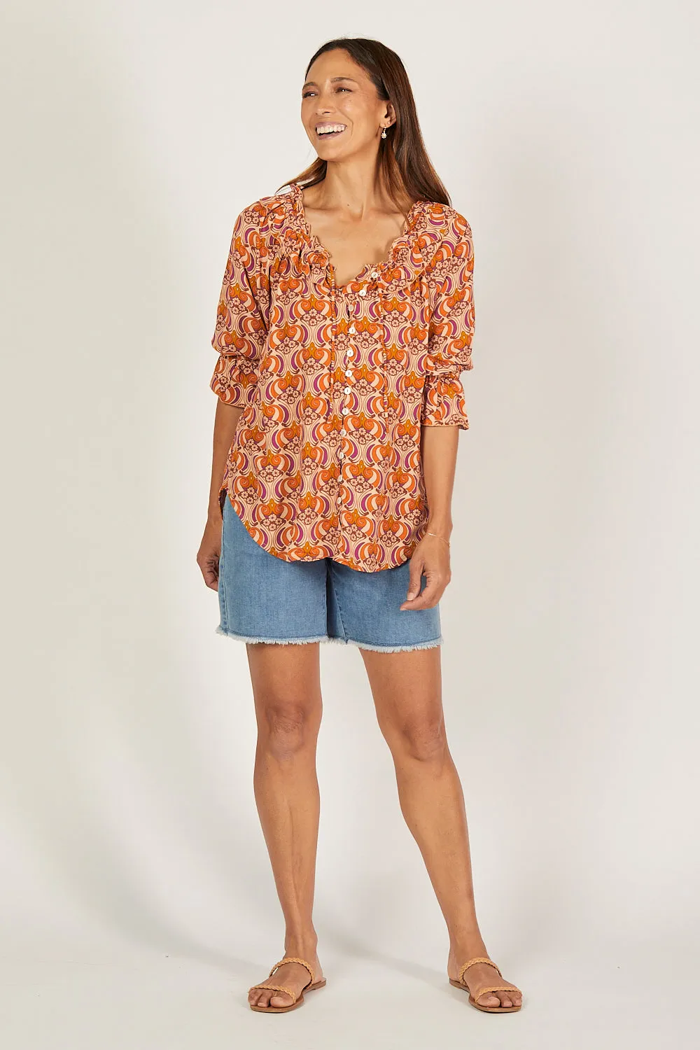 Pippy Blouse in Go Go sold by Adrift product image thumbnail 2