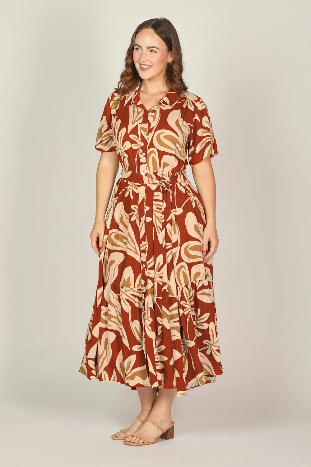Ginette Maxi Dress in Malibu Sunset sold by Adrift product image thumbnail 5