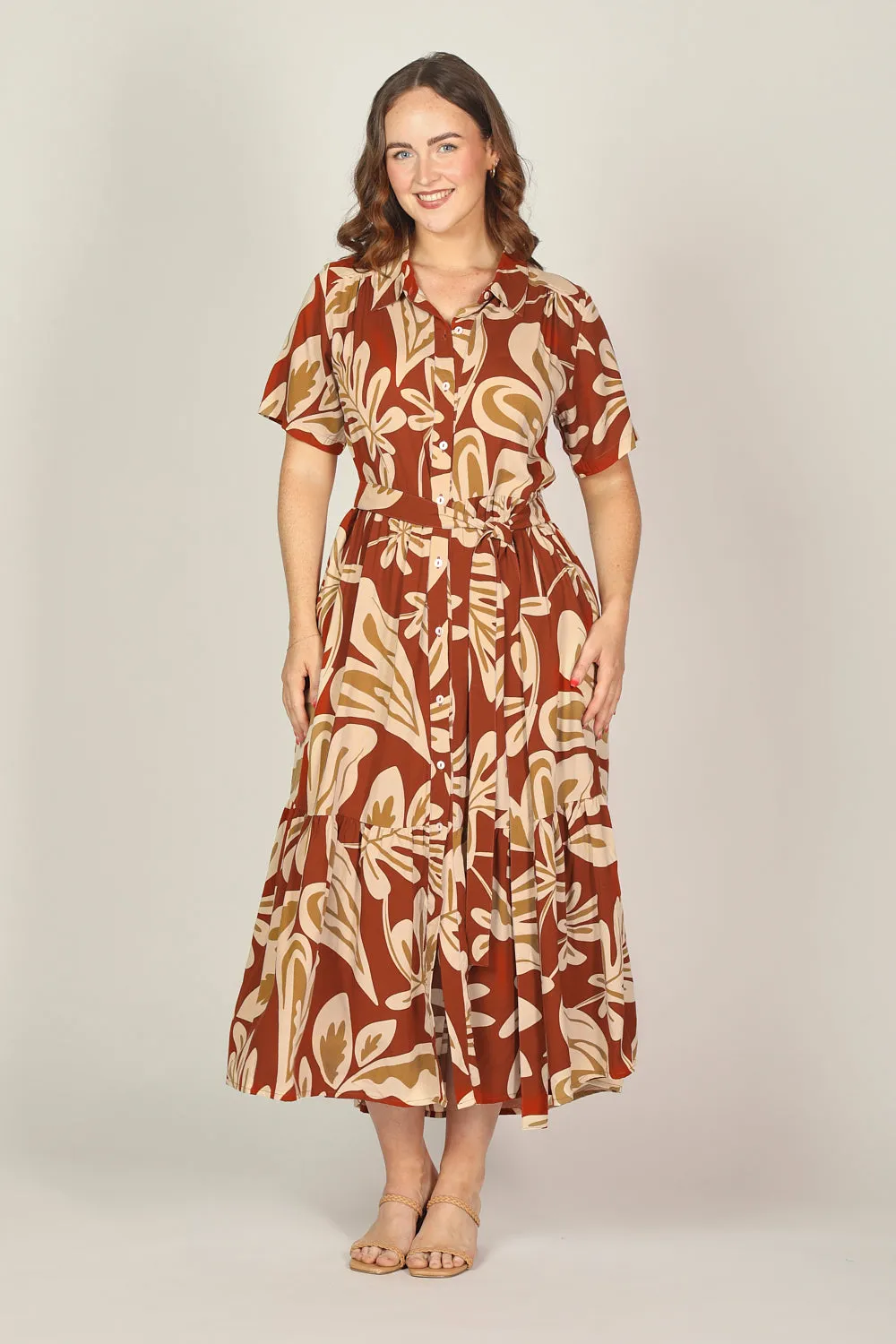 Ginette Maxi Dress in Malibu Sunset sold by Adrift product image thumbnail 4