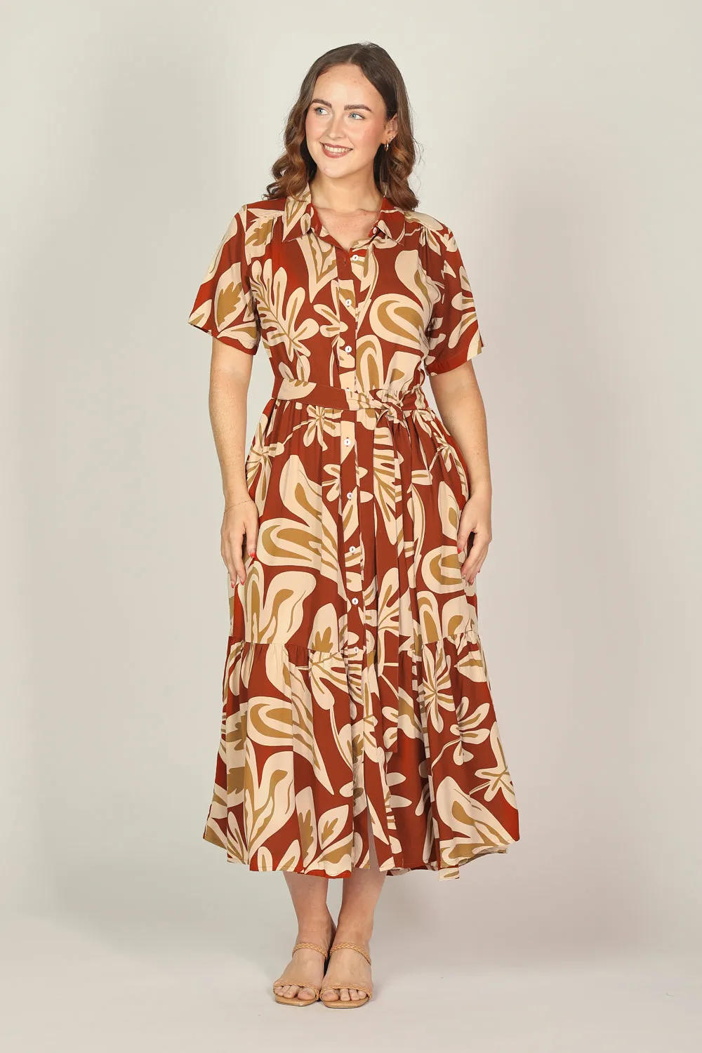 Ginette Maxi Dress in Malibu Sunset sold by Adrift product image thumbnail 3