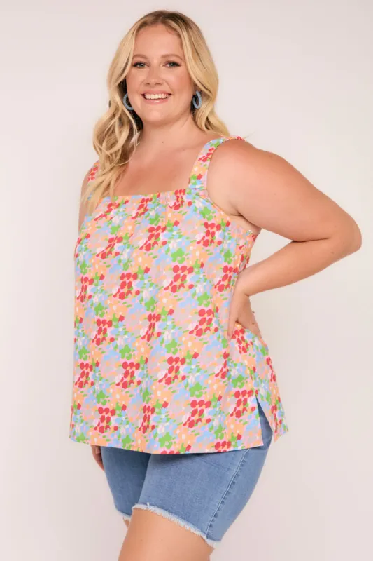 Clara Top in Confetti Blooms sold by Adrift