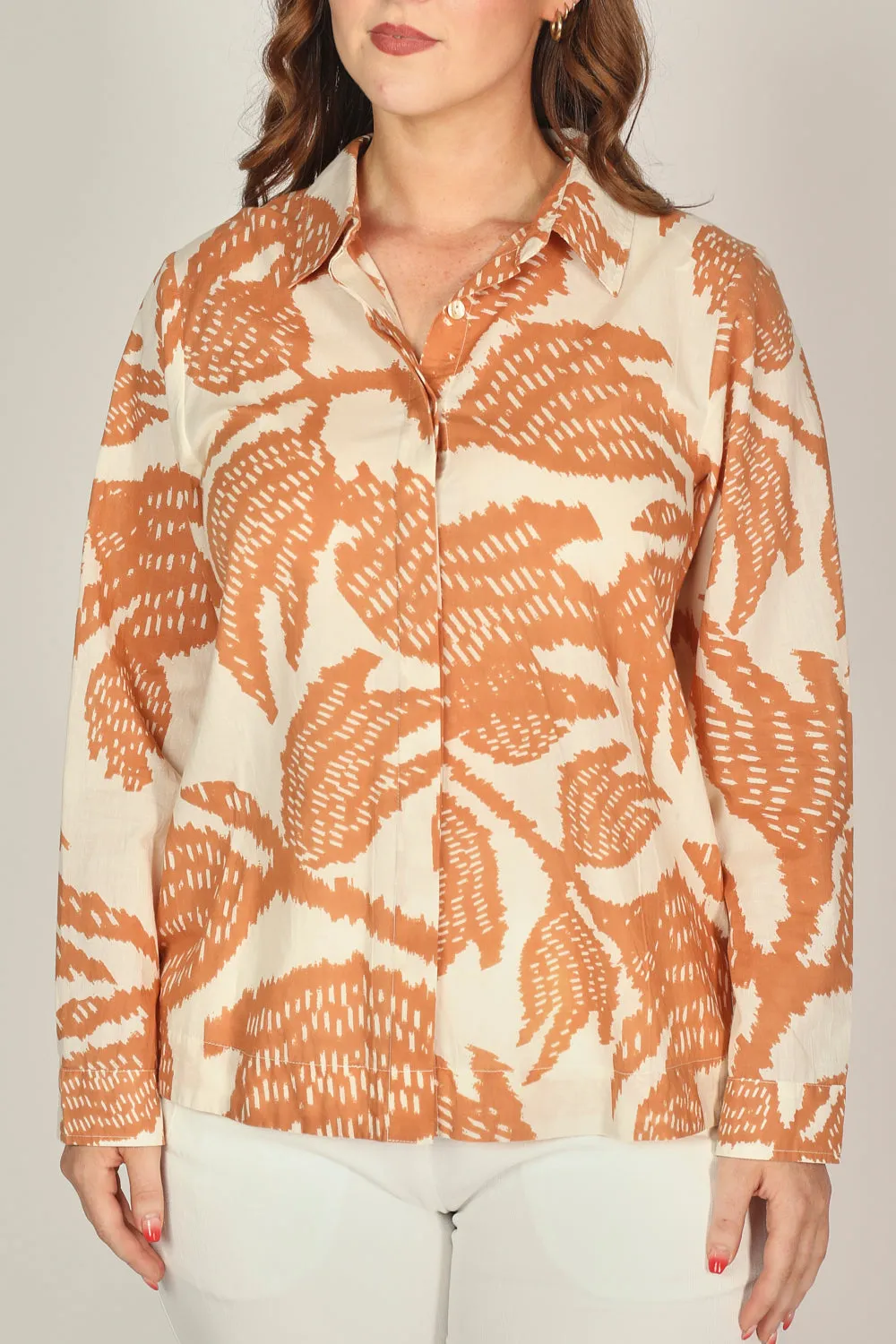 Oversized Boyfriend Shirt in Desert Palms sold by Adrift product image thumbnail 3