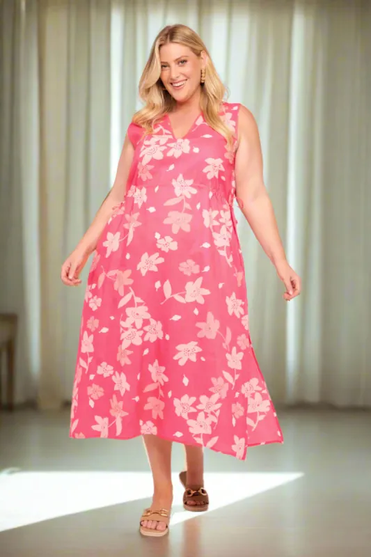 Ida Maxi Dress in Lily Breeze sold by Adrift