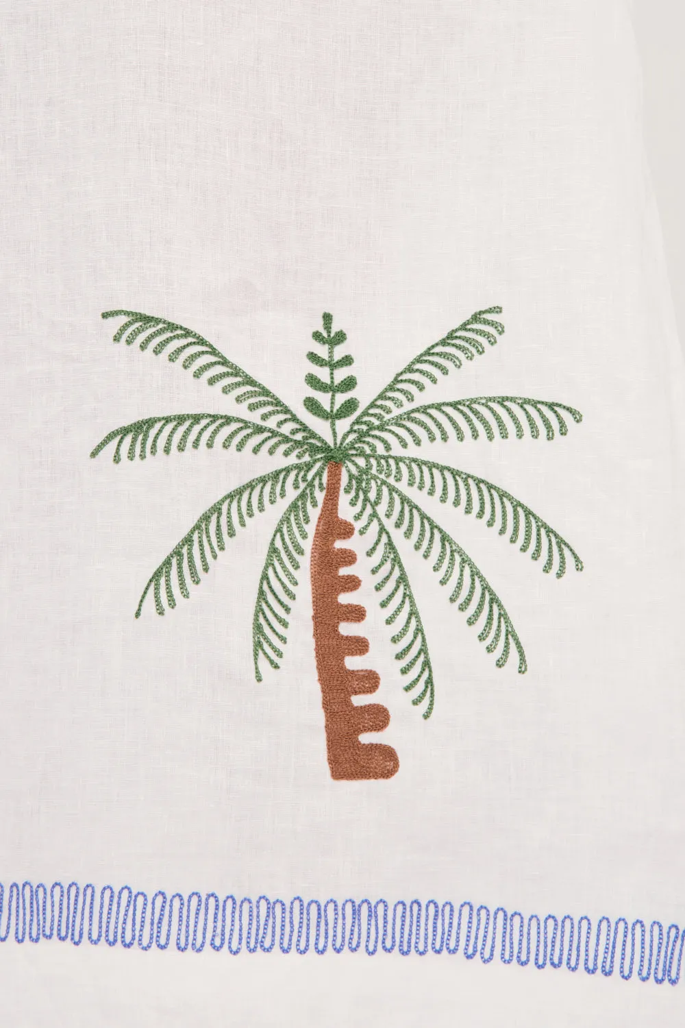 Claire Linen Maxi Dress in Island Breeze sold by Adrift product image thumbnail 4