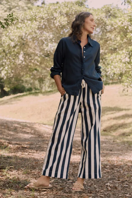 Breezy Relaxed Pant in Voyager sold by Adrift