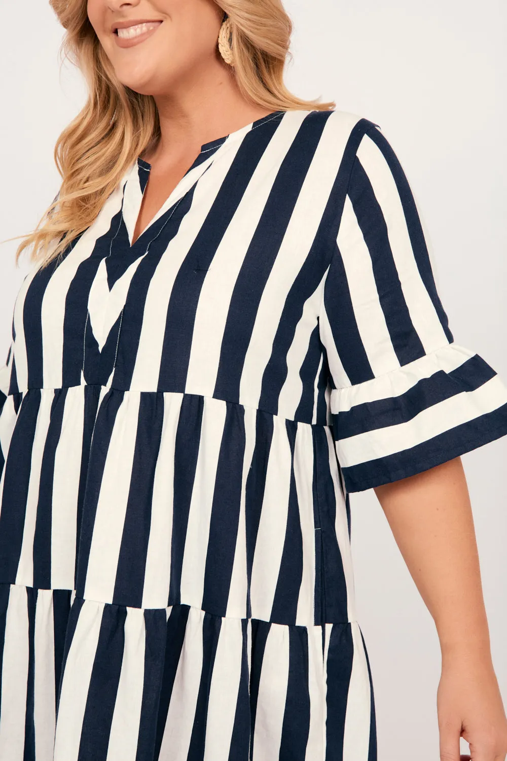 Scout Tiered Dress in Voyager sold by Adrift product image thumbnail 2