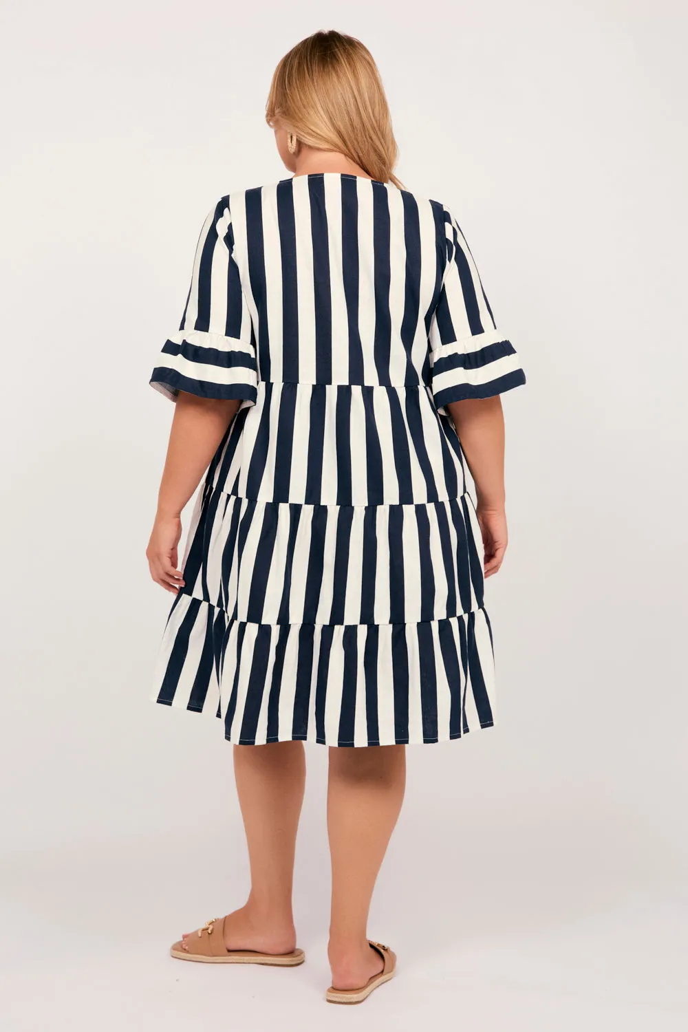 Scout Tiered Dress in Voyager sold by Adrift product image thumbnail 5