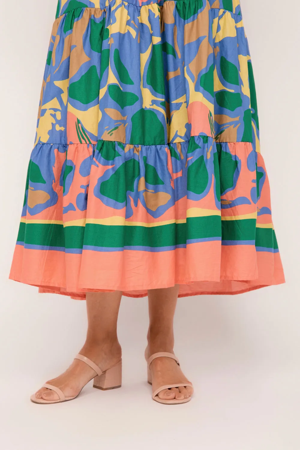 Sabre V-Neck Dress in Montego Bay sold by Adrift product image thumbnail 4