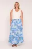 Aaliyah Frill Skirt in Salty Seas sold by Adrift