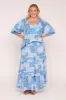 Aaliyah Frill Skirt in Salty Seas sold by Adrift