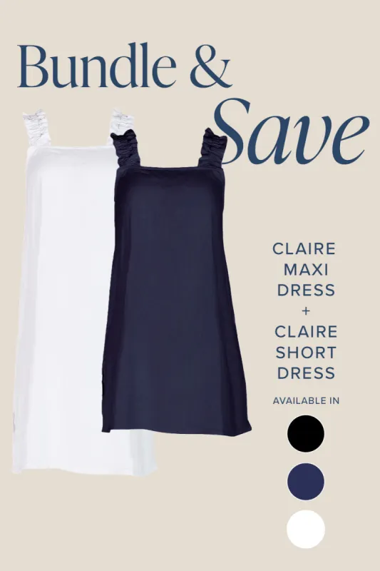 The Claire Maxi & Claire Short Dress Bundle sold by Adrift