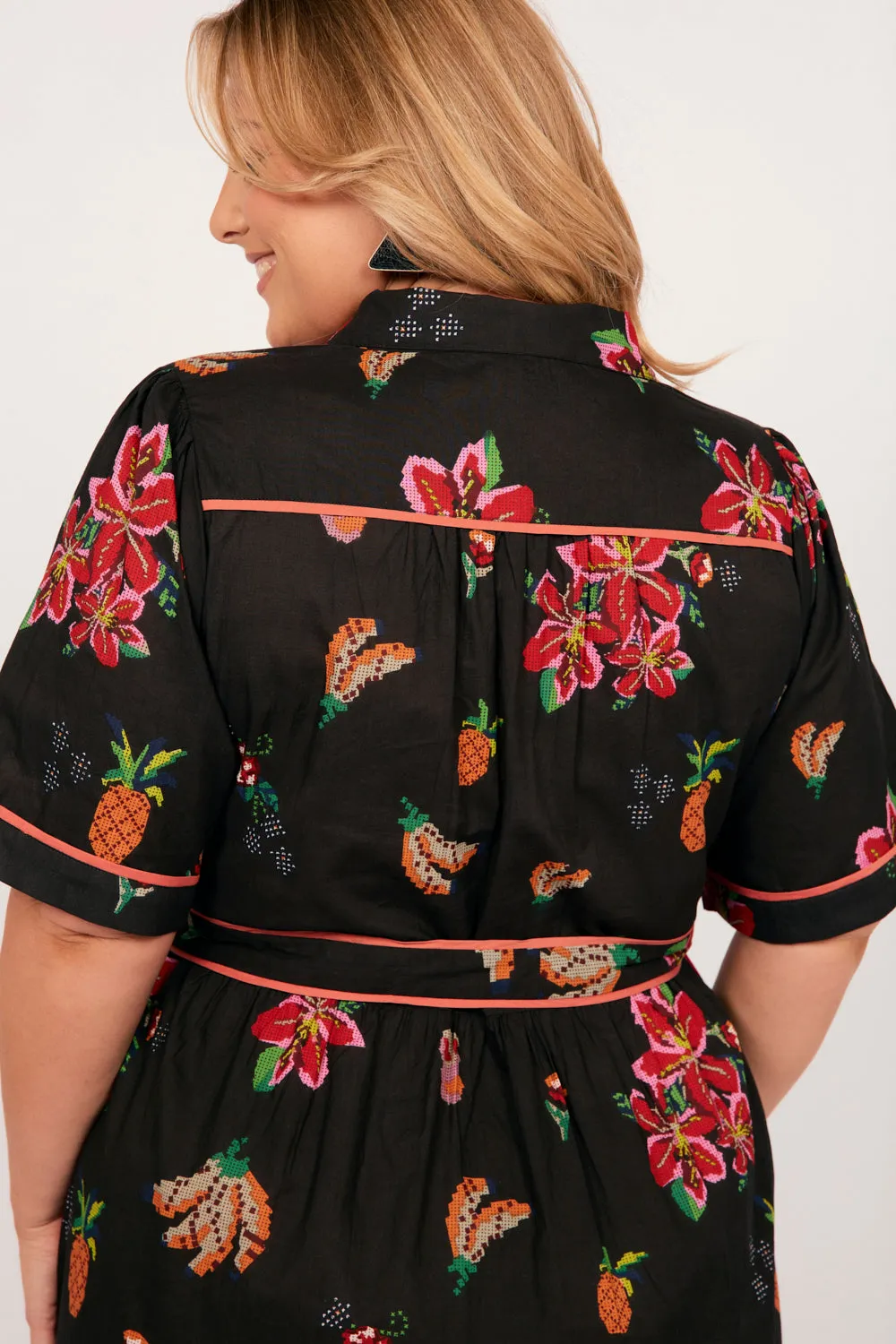 Ginette Maxi Dress in Tapestry Blooms sold by Adrift product image thumbnail 4