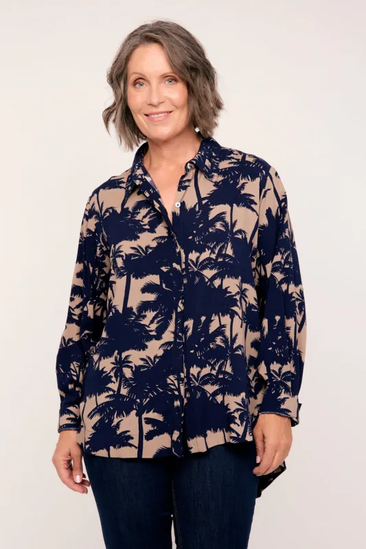 Oversized Boyfriend Shirt in Dusk sold by Adrift