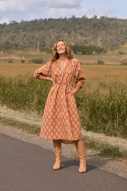 Robin Tunic Dress in Millefiori sold by Adrift