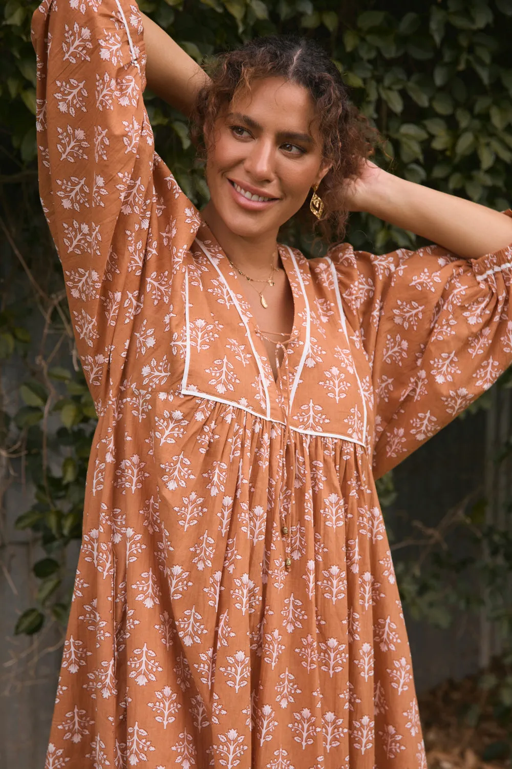 Cairo Midi Dress in Millefiori sold by Adrift product image thumbnail 3