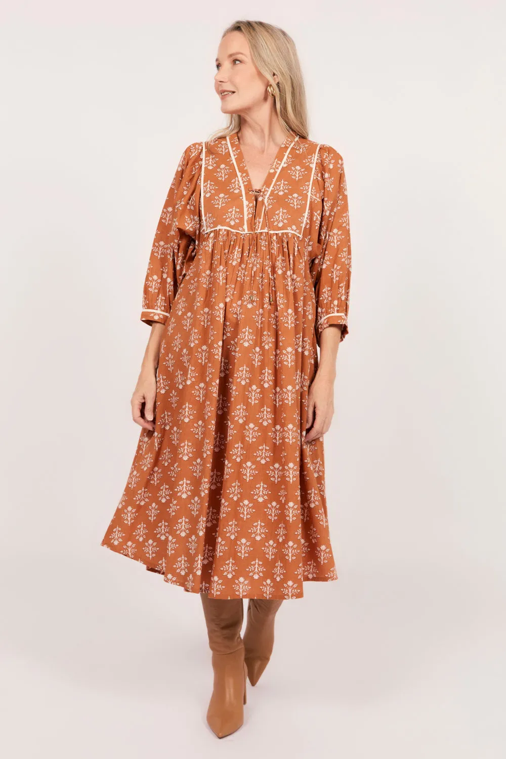 Cairo Midi Dress in Millefiori sold by Adrift product image thumbnail 2