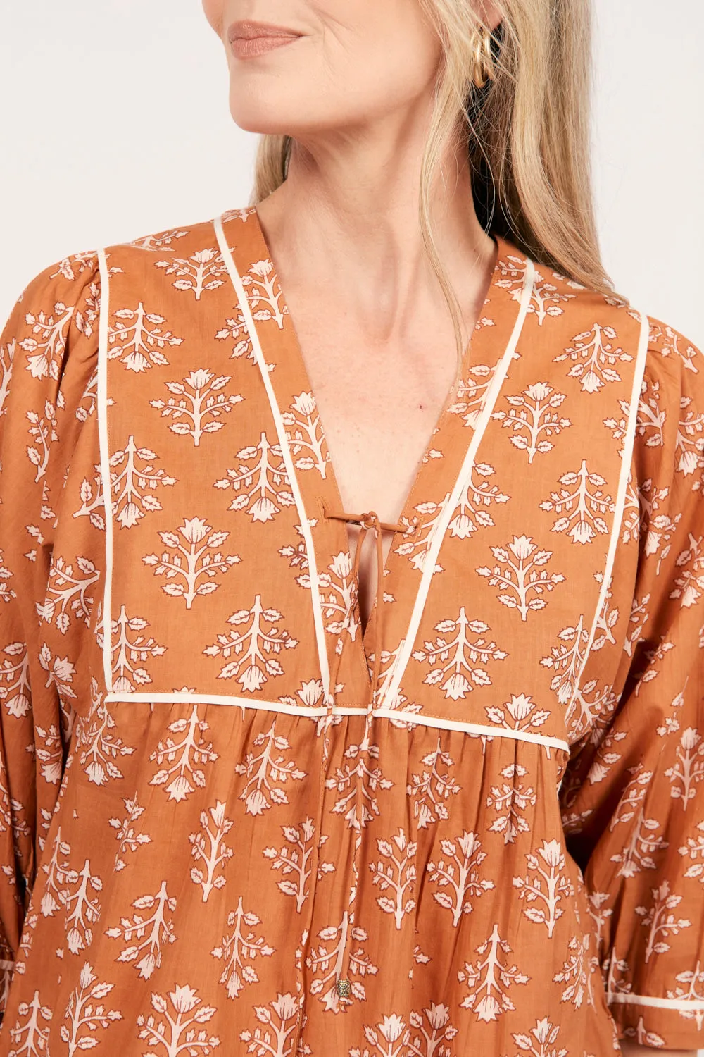 Cairo Boho Blouse in Millefiori sold by Adrift product image thumbnail 4
