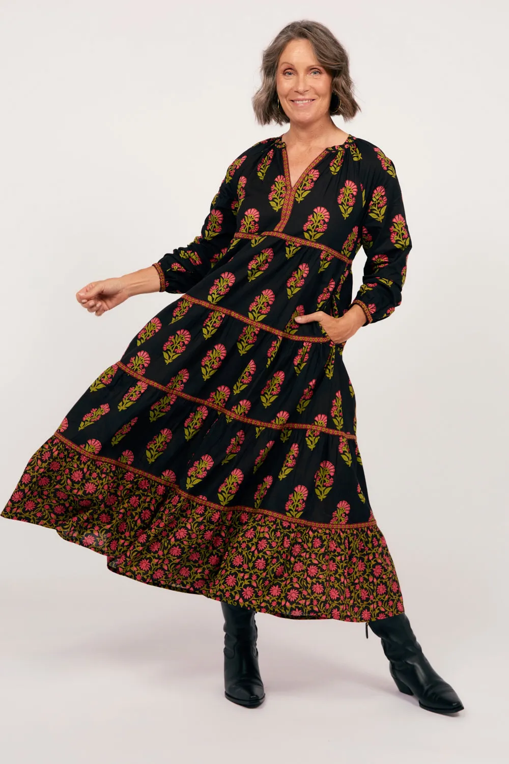 Savannah Maxi Dress in Kashmir sold by Adrift product image thumbnail 2