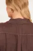 Wendy Tencel Wrap Dress in Chocolate sold by Adrift