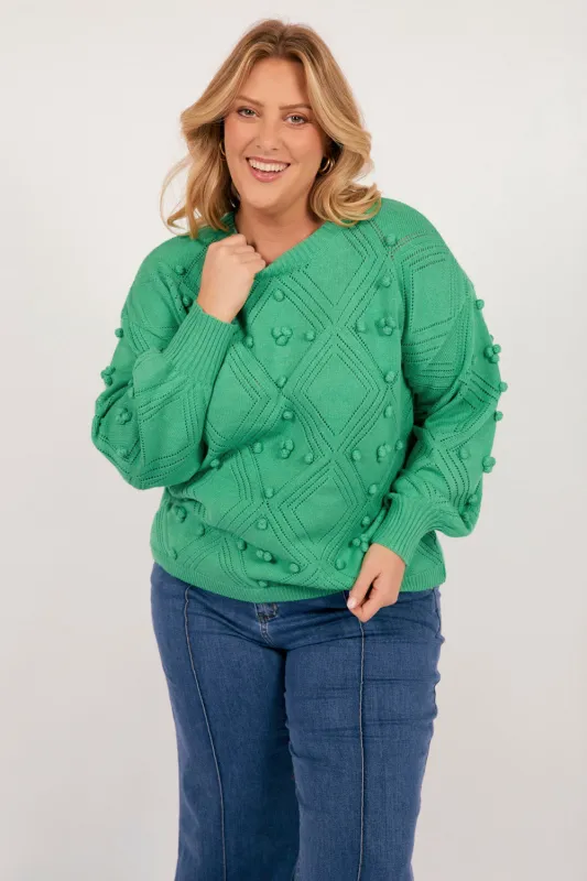 Corfu Jumper in Oasis sold by Adrift