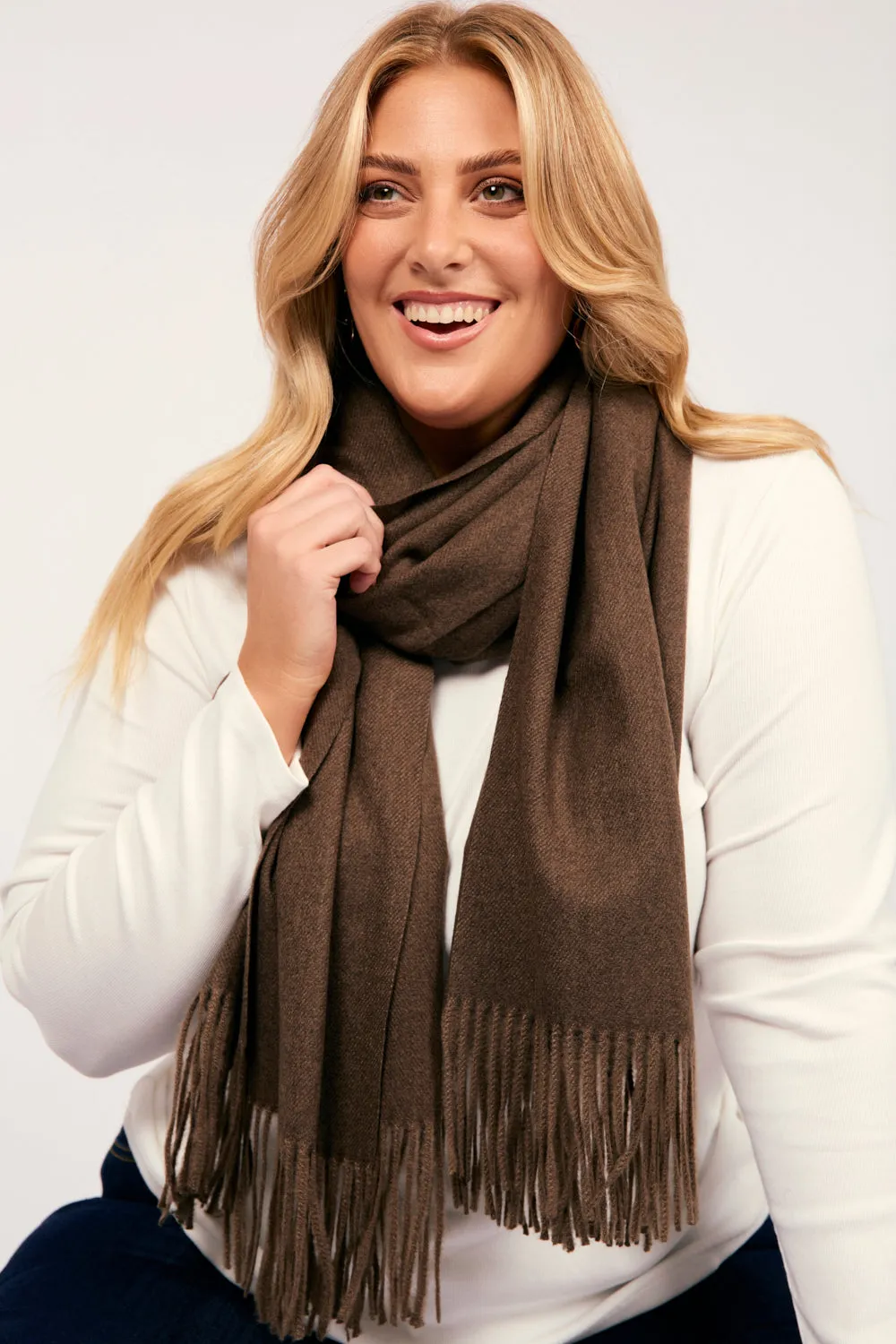 Espresso Scarf in Brown sold by Adrift product image thumbnail 3