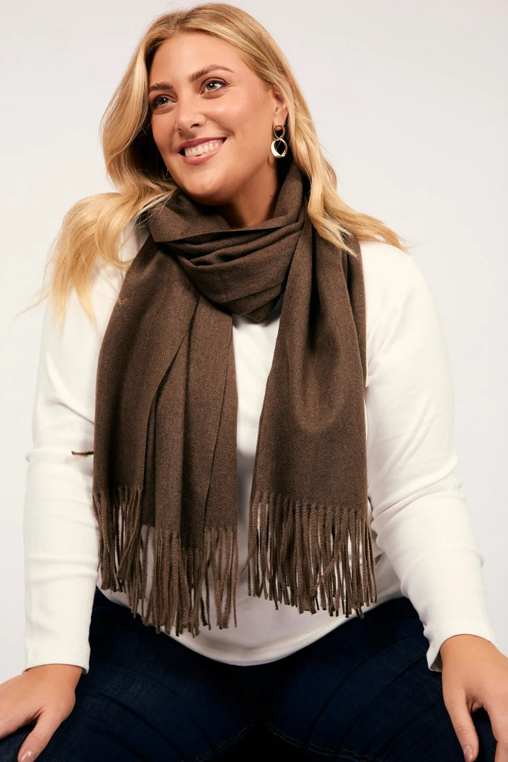 Espresso Scarf in Brown sold by Adrift product image thumbnail 5