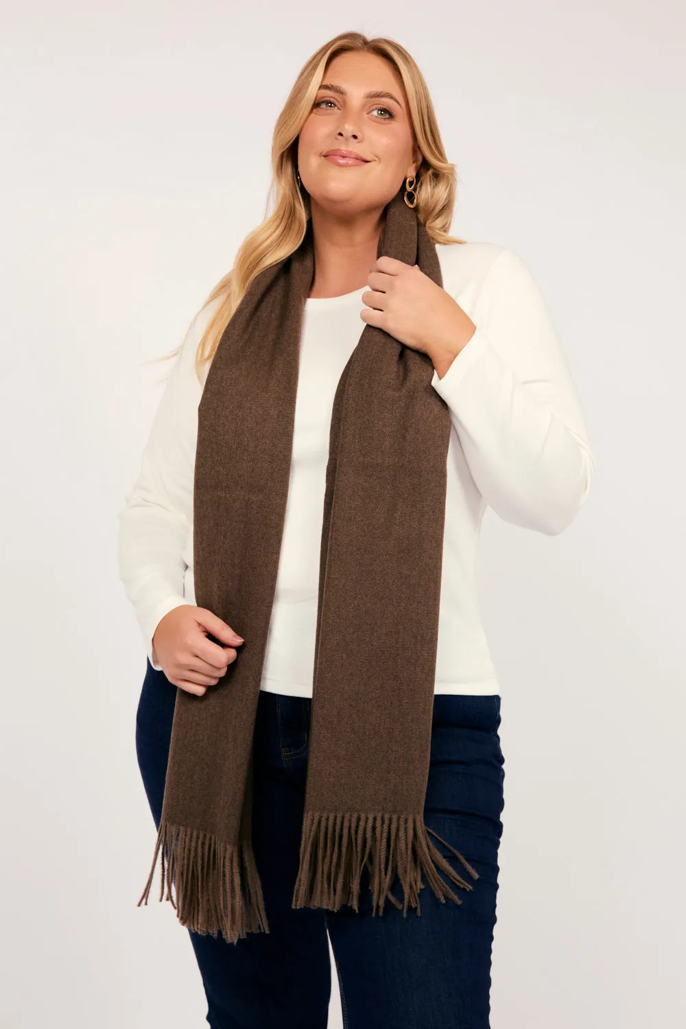 Espresso Scarf in Brown sold by Adrift product image thumbnail 2