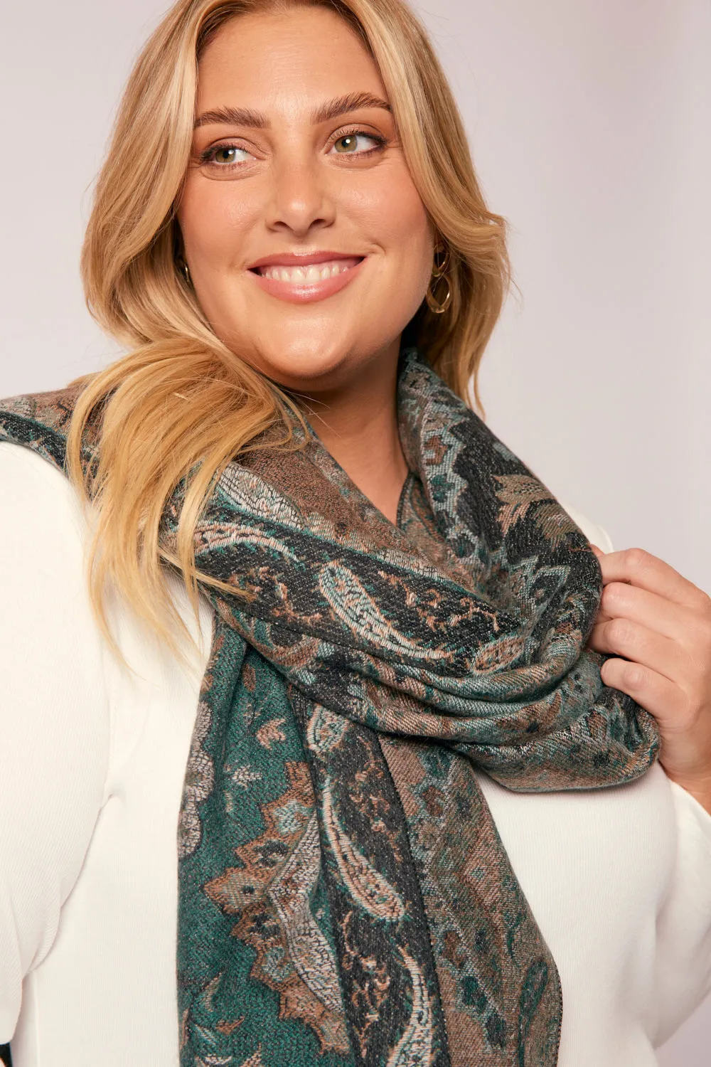 Eternal Nomad Scarf in Paisley sold by Adrift product image thumbnail 4