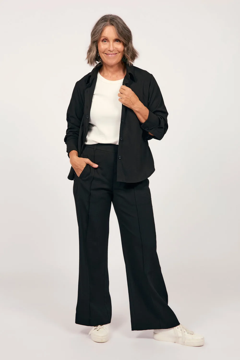 Relaxed Travel Shirt in Black sold by Adrift product image thumbnail 4