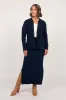 Knitted Skirt in Navy sold by Adrift
