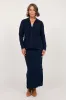 Knitted Skirt in Navy sold by Adrift
