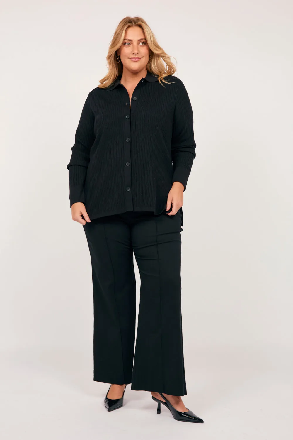 Knitted Cardigan in Black sold by Adrift product image thumbnail 4