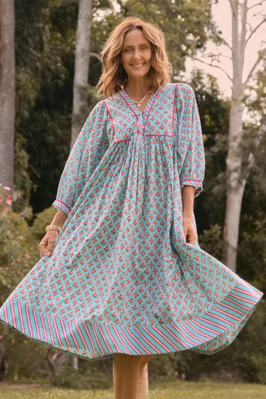 Cairo Midi Dress in Florence sold by Adrift