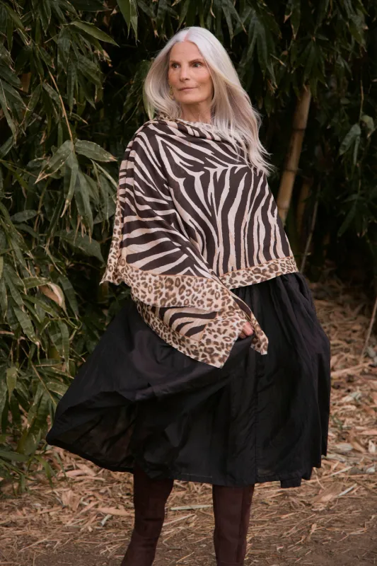 Noir Safari Scarf made by Adrift