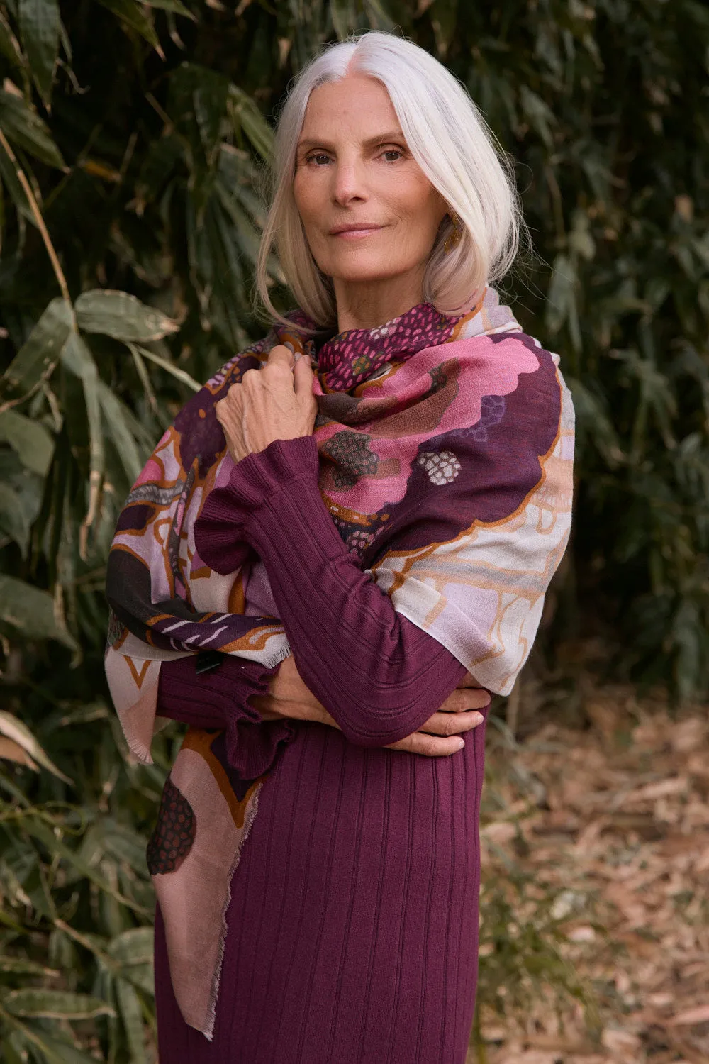 Mulberry Muse Scarf sold by Adrift product image thumbnail 2