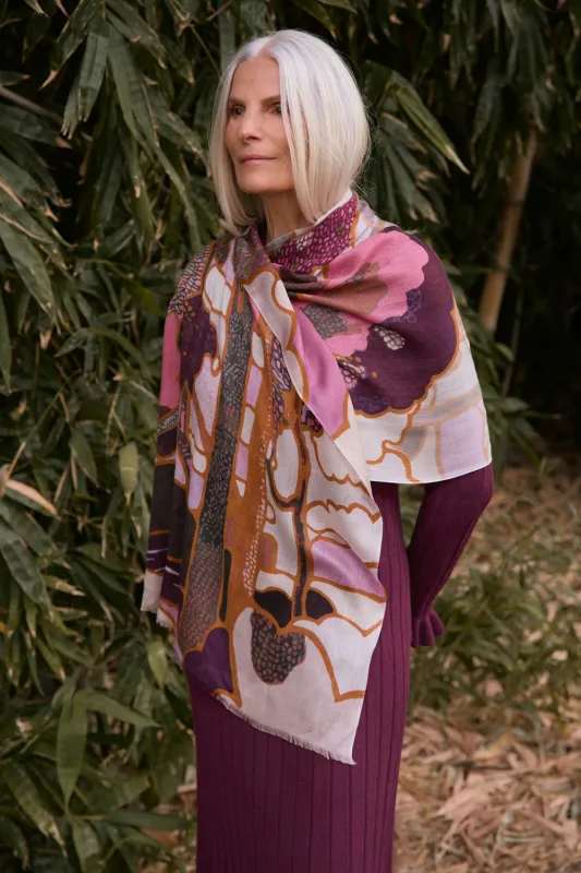 Mulberry Muse Scarf made by Adrift