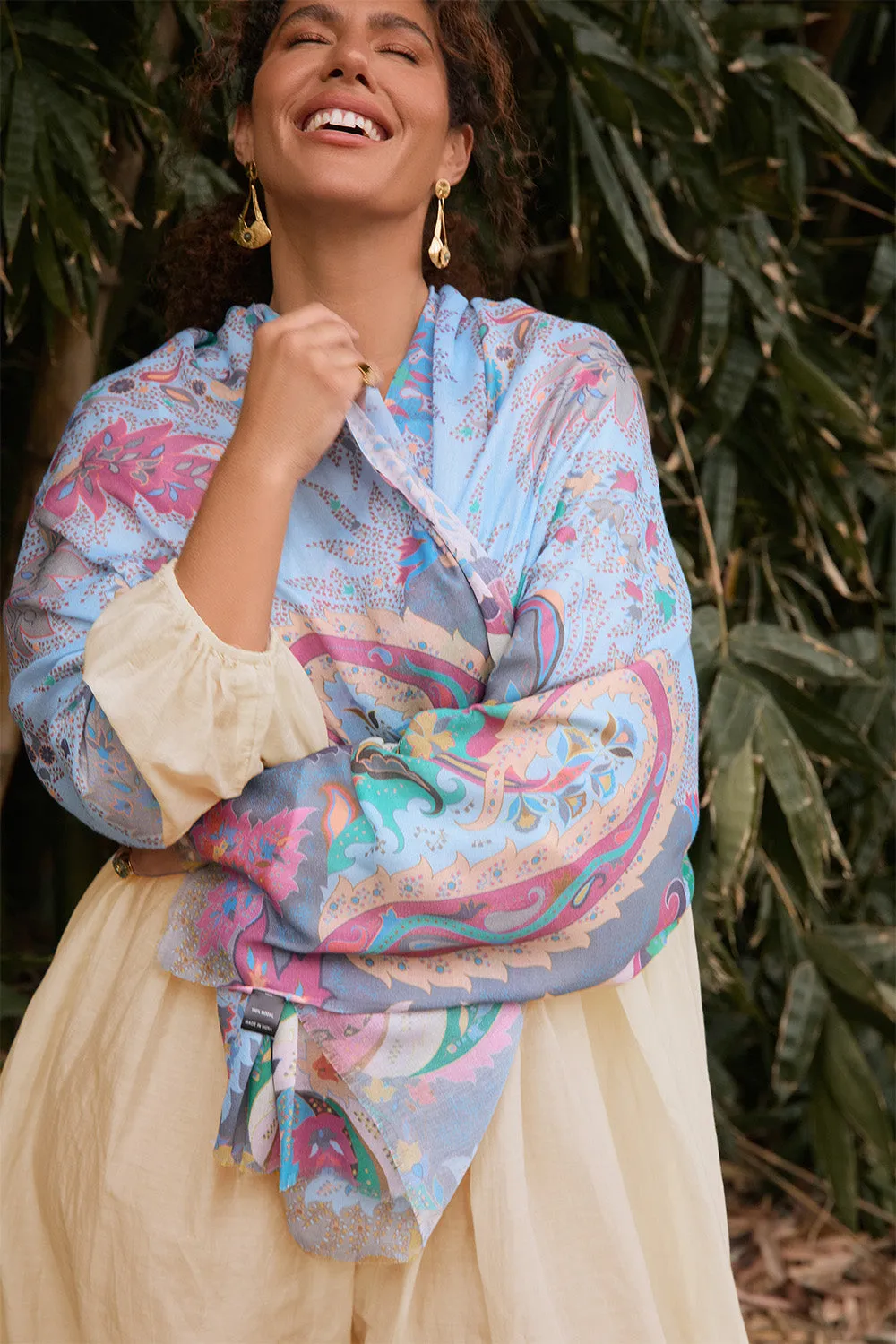 Paisley Breeze Scarf sold by Adrift product image thumbnail 3