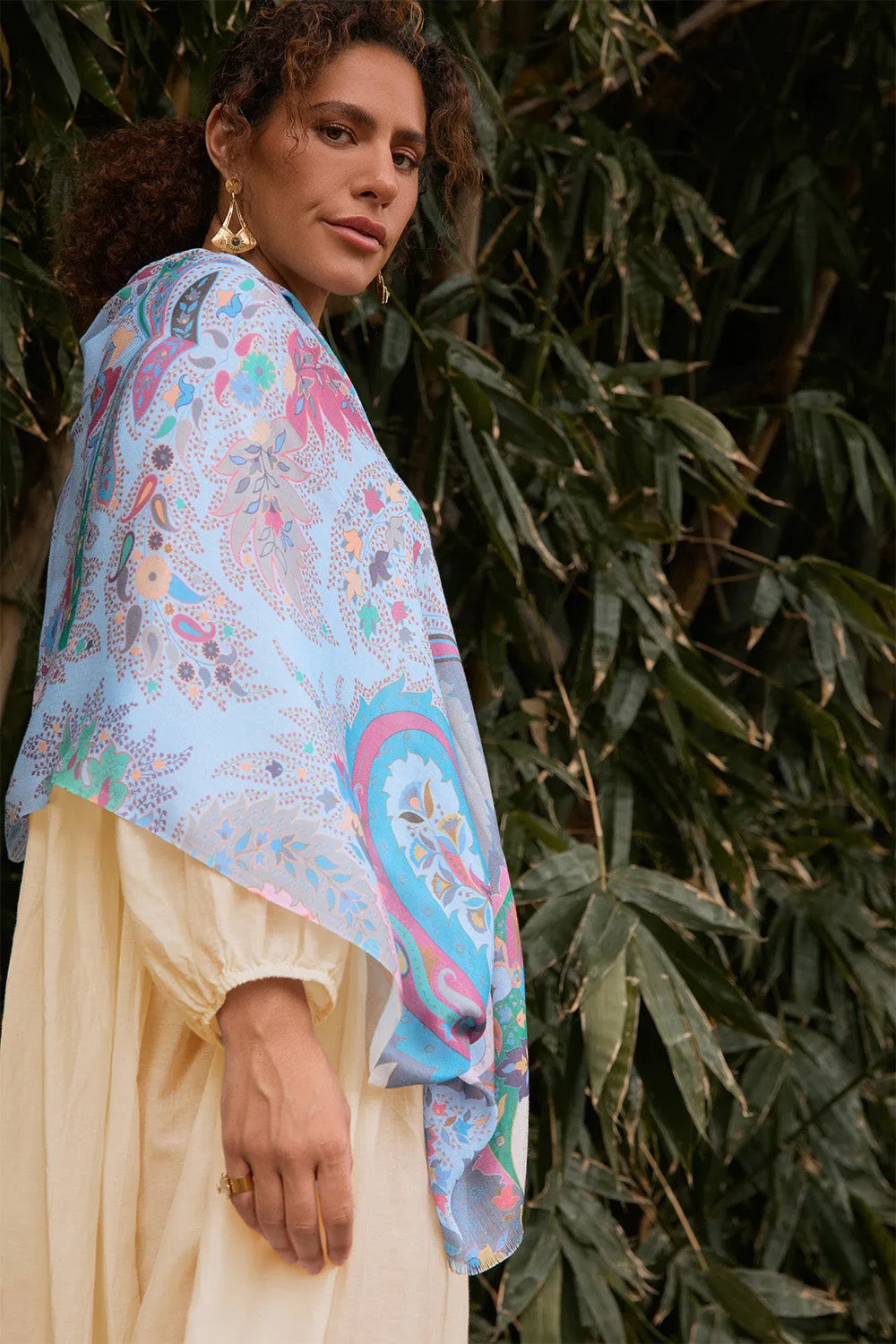 Paisley Breeze Scarf sold by Adrift product image thumbnail 4